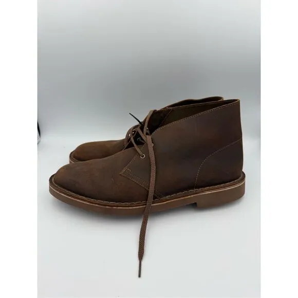 Clarks Beeswax Bushacre 3 Leather Chukka Boots Size 11