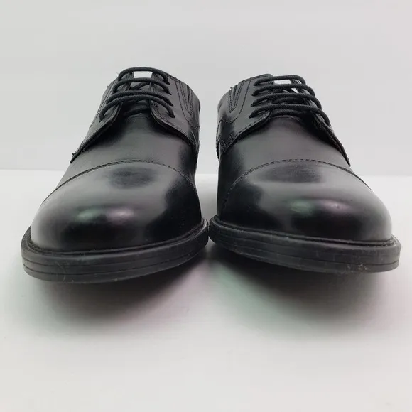 Clarks Collection Whiddon Cap Mens Size 7 Black Formal Dress Oxford Shoes