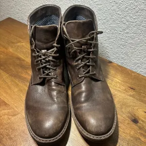 Clarks Leather Ankle Boots Lace Up Casual Dress Boots Brown Size 11M