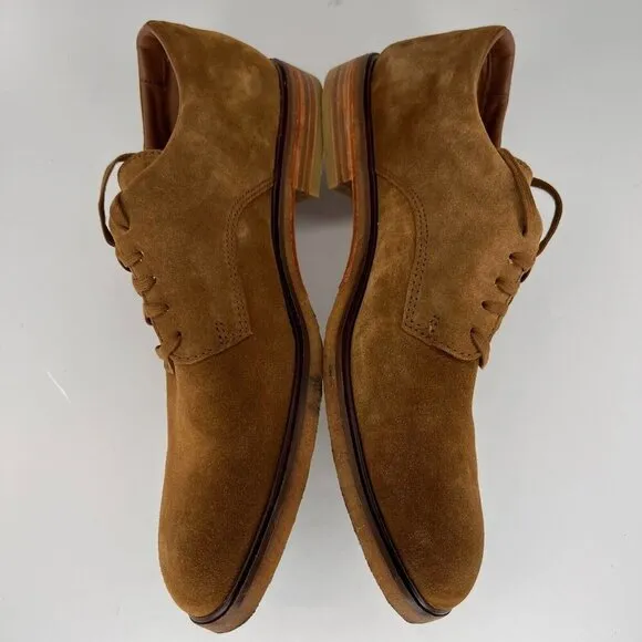 Clarks Mens 61261262 Brown Hommes Faux Leather Derby Size 13 Dress Shoes