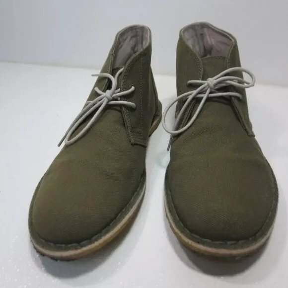 Clarks Originals Canvas Casual Comfort Chukka Desert Boots Men's Footwear 10.5
