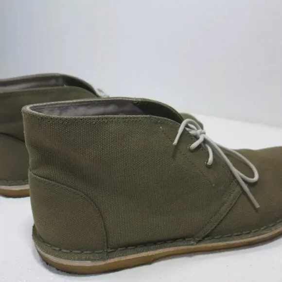 Clarks Originals Canvas Casual Comfort Chukka Desert Boots Men's Footwear 10.5