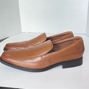 CLARKS Tilden  Men's Dress Shoes / Loafers  Dark Tan Sz 9W 🗝️