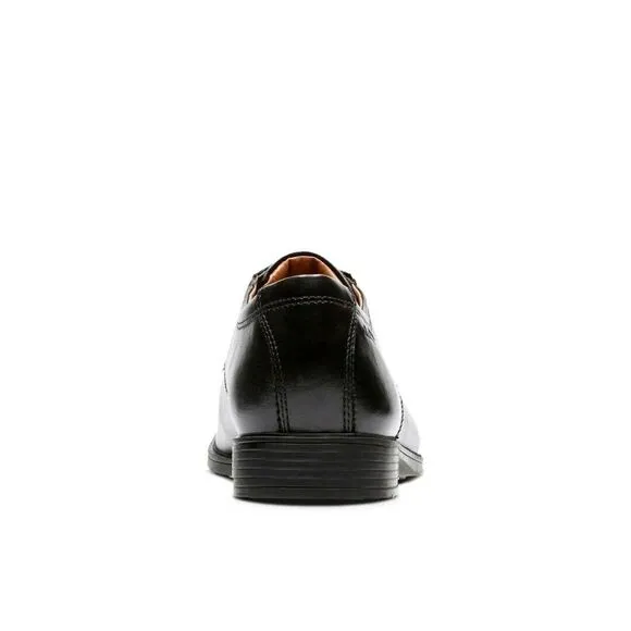 Clarks Tilden Walk‎ Black Leather Men's Size 12 M New