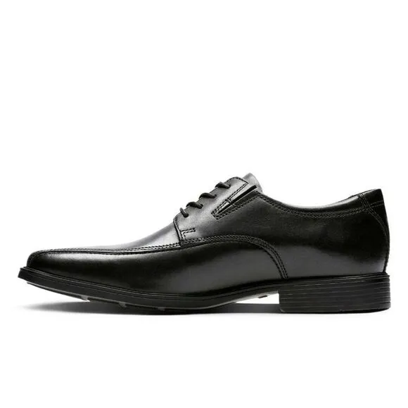 Clarks Tilden Walk‎ Black Leather Men's Size 12 M New
