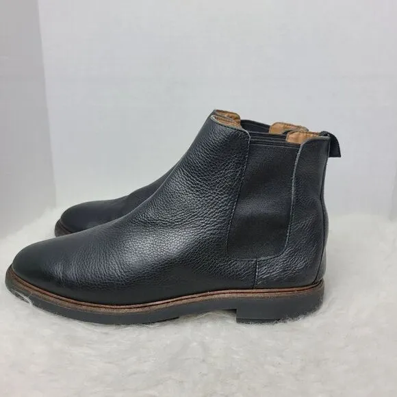 Coach Black Leather FG 2988 Chelsea Boots Size 9D