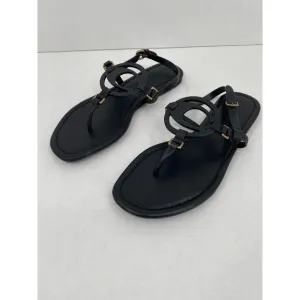 Coach Jeri Logo Sandal, Size 8, Black