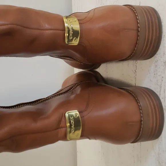 Coach Mirriam Womens Leather Winter Boots Size 7.5