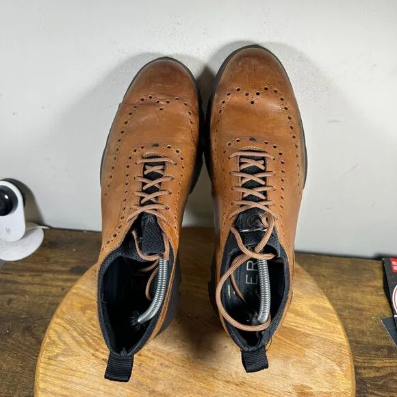 Cole Haan 4.ZeroGrand Wingtip Oxford Tan Brown Shoes Men's Size 11.5 C31884