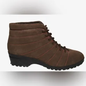 COLE HAAN AIR SZ 7.5 M BROWN SUEDE LEATHER LACE UP ANKLE BOOTS BOOTIES SHOES
