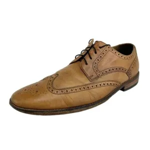 Cole Haan Air Wingtip Derby Giraldo Brown Leather Shoes