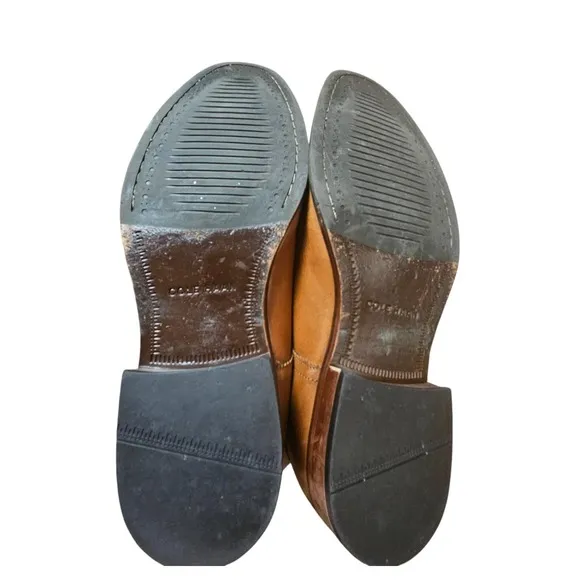 Cole Haan Benton Double Monk Strap II Dress Shoes British Tan 11 W C26425