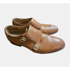 Cole Haan Benton Double Monk Strap II Dress Shoes British Tan 11 W C26425