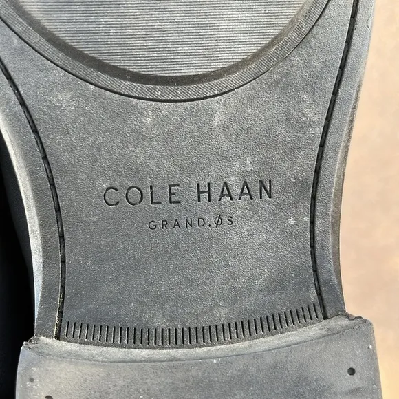 Cole Haan Black Oxford Dress Shoes Mens Sz 8.5 M Classic Wedding Formal Laces