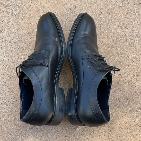 Cole Haan Black Oxford Dress Shoes Mens Sz 8.5 M Classic Wedding Formal Laces