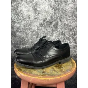 Cole Haan Black Oxford Leather Business Dress Shoes Men's 8.5 EUC