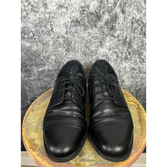 Cole Haan Black Oxford Leather Business Dress Shoes Men's 8.5 EUC
