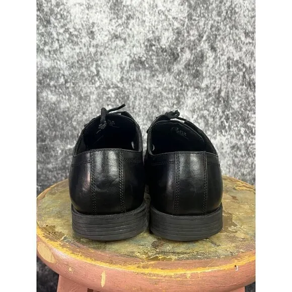 Cole Haan Black Oxford Leather Business Dress Shoes Men's 8.5 EUC