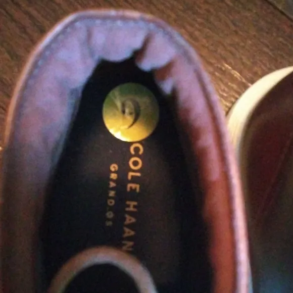 Cole Haan Brown Chukka Boots with Polished Leather