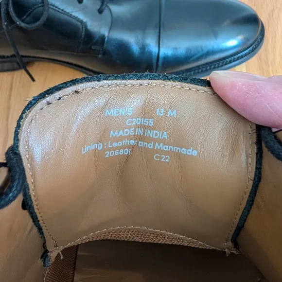 Cole Haan Cap Toe Leather Oxford Shoes Size 13M
