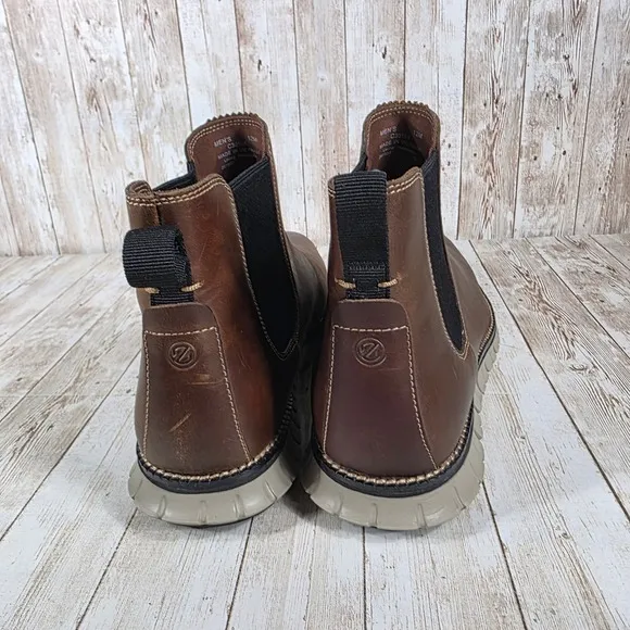 Cole Haan Chelsea Boots Leather Dress Casual Comfort Brown Mens Size 12M