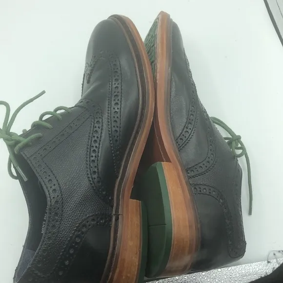 Cole Haan Colton Black Wingtip Oxford Shoes Men’s 8