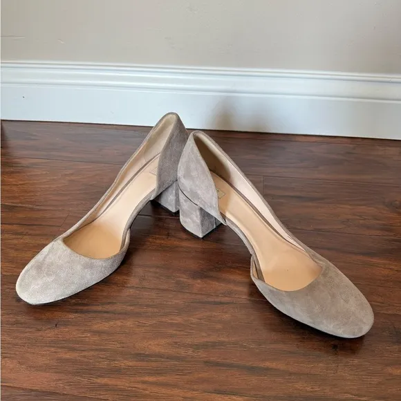 Cole Haan Elegant Gray Suede Women's Pumps-Size 10