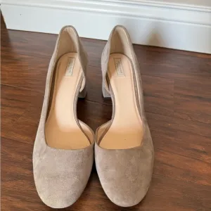 Cole Haan Elegant Gray Suede Women's Pumps-Size 10
