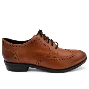 Cole Haan Grand  Dress Wingtip Oxford Shoes Mens 11 M British Tan C37330 NEW