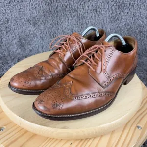 Cole Haan Grand OS Madison Wingtip Dress Shoe Men Size 10.5 Leather Derby Oxford