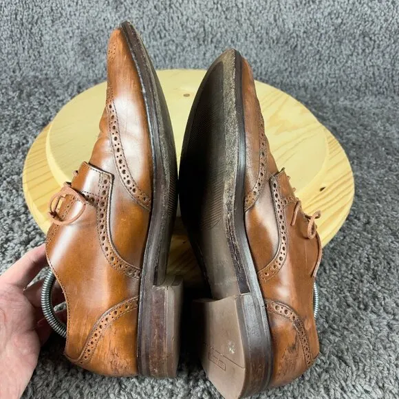 Cole Haan Grand OS Madison Wingtip Dress Shoe Men Size 10.5 Leather Derby Oxford