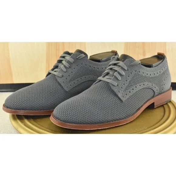 Cole Haan Grand Stitchlite Feathercraft Men's Shoes Size 8.5 Gray Dress Oxford