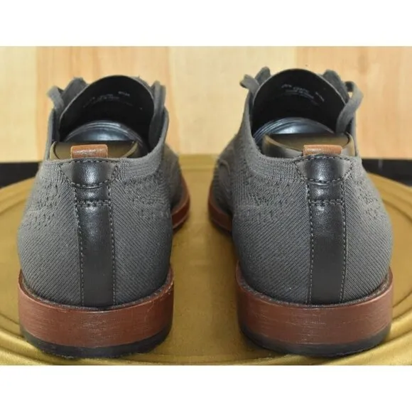 Cole Haan Grand Stitchlite Feathercraft Men's Shoes Size 8.5 Gray Dress Oxford