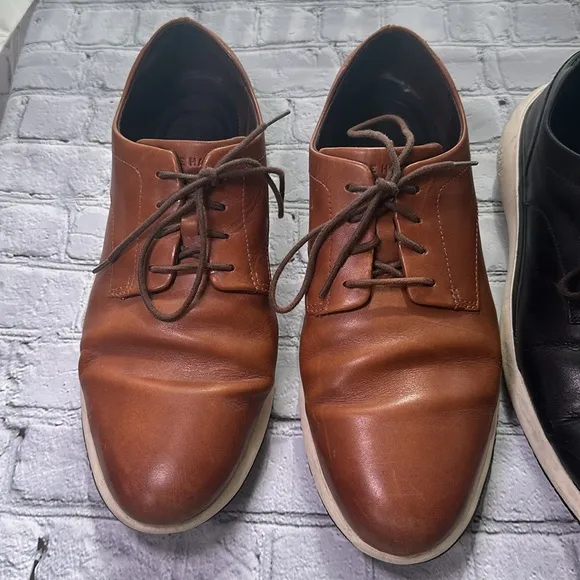 Cole Haan Grand Troy Oxfords Shoes Mens Size 13M Leather Casual Lace Up Lot of 2