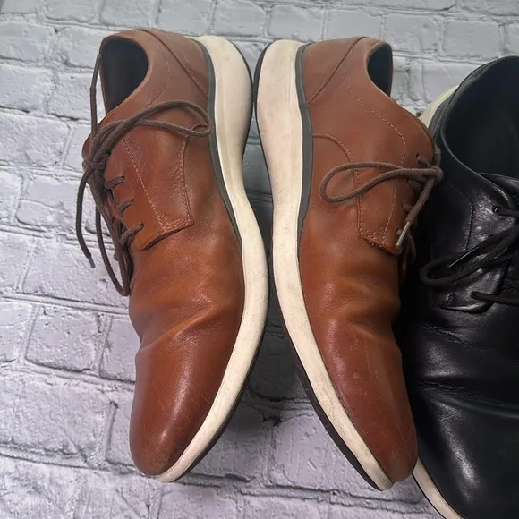 Cole Haan Grand Troy Oxfords Shoes Mens Size 13M Leather Casual Lace Up Lot of 2