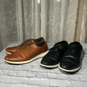 Cole Haan Grand Troy Oxfords Shoes Mens Size 13M Leather Casual Lace Up Lot of 2