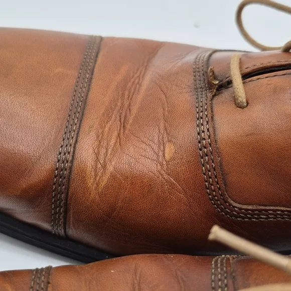 Cole Haan Jefferson Grand Cap Toe Oxford Mens Size 11.5 Shoe Brown Dress Leather