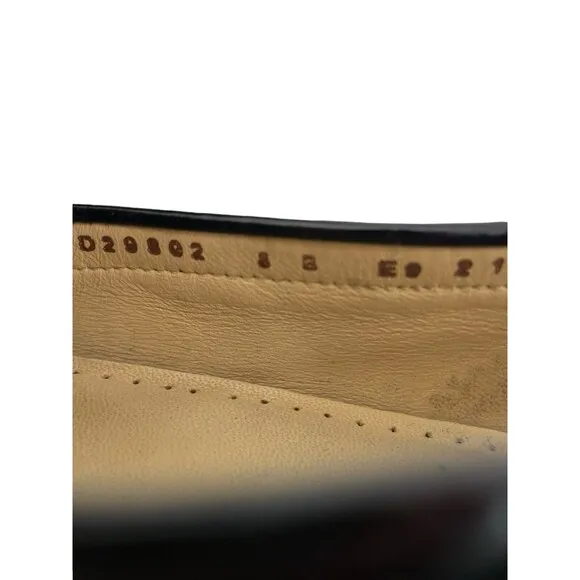 Cole Haan Loafer Men's Black Leather Slip-on Dress Shoes Pinch Tassel Sz 8