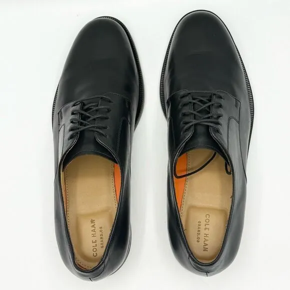COLE HAAN Men's Black Leather 'Hawthorne' Oxford Dress Shoes Size 11M Grand.OS
