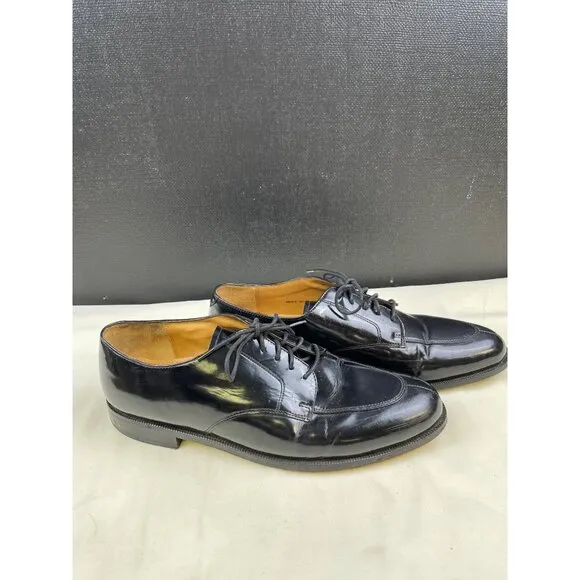 Cole Haan Men's Black Leather Oxfords/ Dress Shoes Size 10.5D SKU 4828