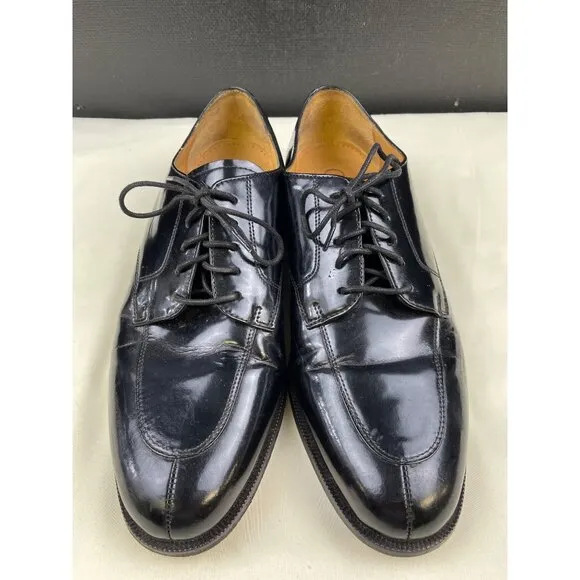 Cole Haan Men's Black Leather Oxfords/ Dress Shoes Size 10.5D SKU 4828
