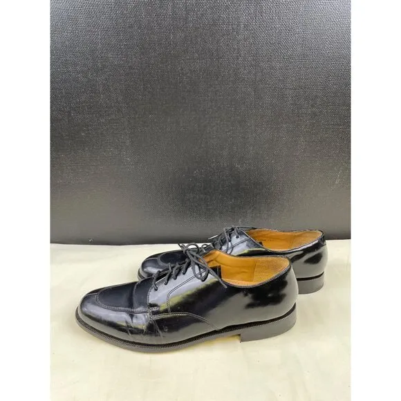 Cole Haan Men's Black Leather Oxfords/ Dress Shoes Size 10.5D SKU 4828