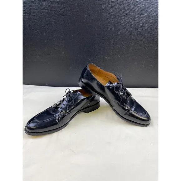 Cole Haan Men's Black Leather Oxfords/ Dress Shoes Size 10.5D SKU 4828
