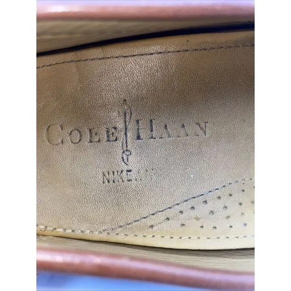 Cole Haan Mens Brown Leather NikeAir Penny Loafers Dress Shoes US‎ 8.5 M C06983