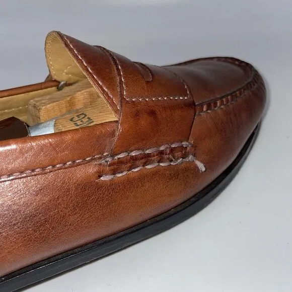 Cole Haan Mens Brown Leather NikeAir Penny Loafers Dress Shoes US‎ 8.5 M C06983