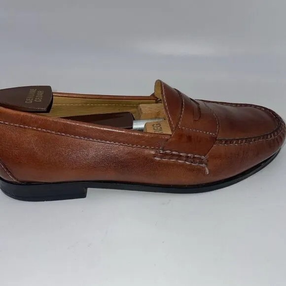 Cole Haan Mens Brown Leather NikeAir Penny Loafers Dress Shoes US‎ 8.5 M C06983