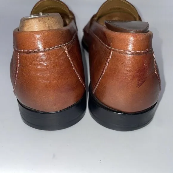 Cole Haan Mens Brown Leather NikeAir Penny Loafers Dress Shoes US‎ 8.5 M C06983