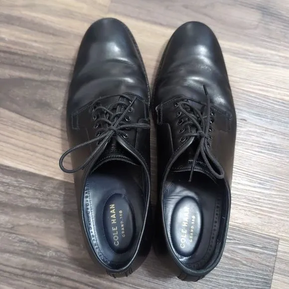 Cole Haan Mens Grand 360 Mens Black‎ Dress Shoes Size 10.5 Leather