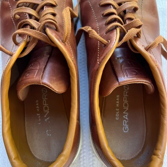 Cole Haan Men's GrandPrø Tennis Sneakers Brown Size 13
