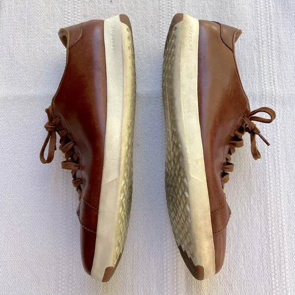 Cole Haan Men's GrandPrø Tennis Sneakers Brown Size 13